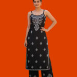 Sleeveless Straight-Cut Kurti with Palazzo Pants